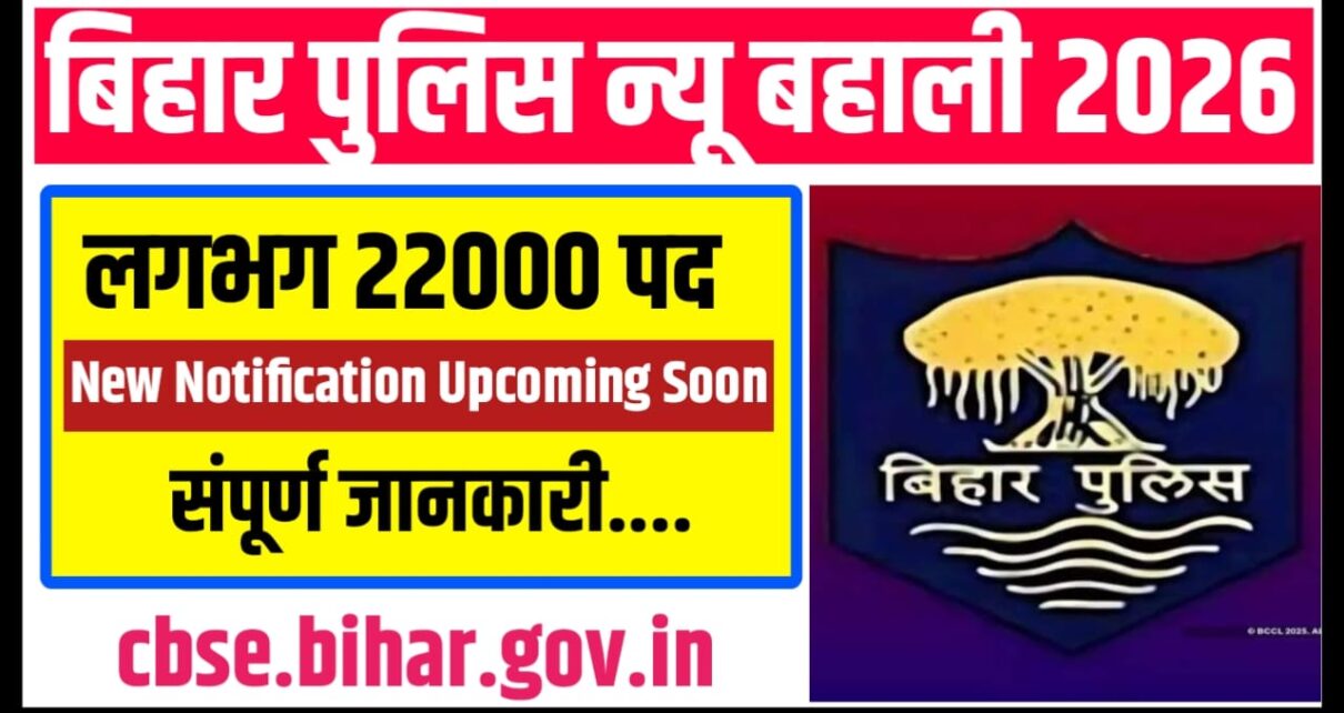 Bihar Police New Vacancy 2026 - 27 Kab Aayega