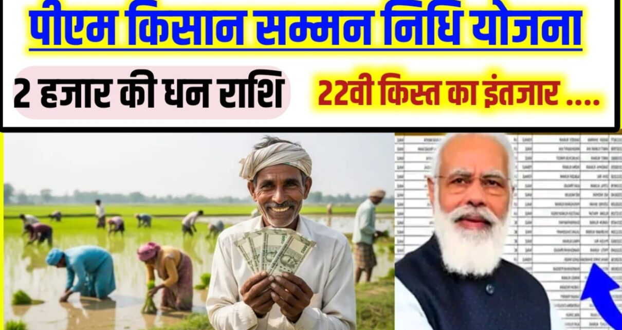 Pradhanmantri Kisan Samman Nidhi Yojana 22th Kist Ka Payment Kab Aaega