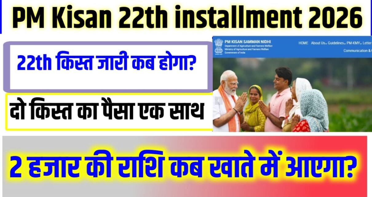 PM Kisan 22nd Installment 2026