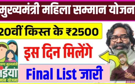 Maiya Samman Nidhi Yojana 20th Kist Kab Tak Aayega