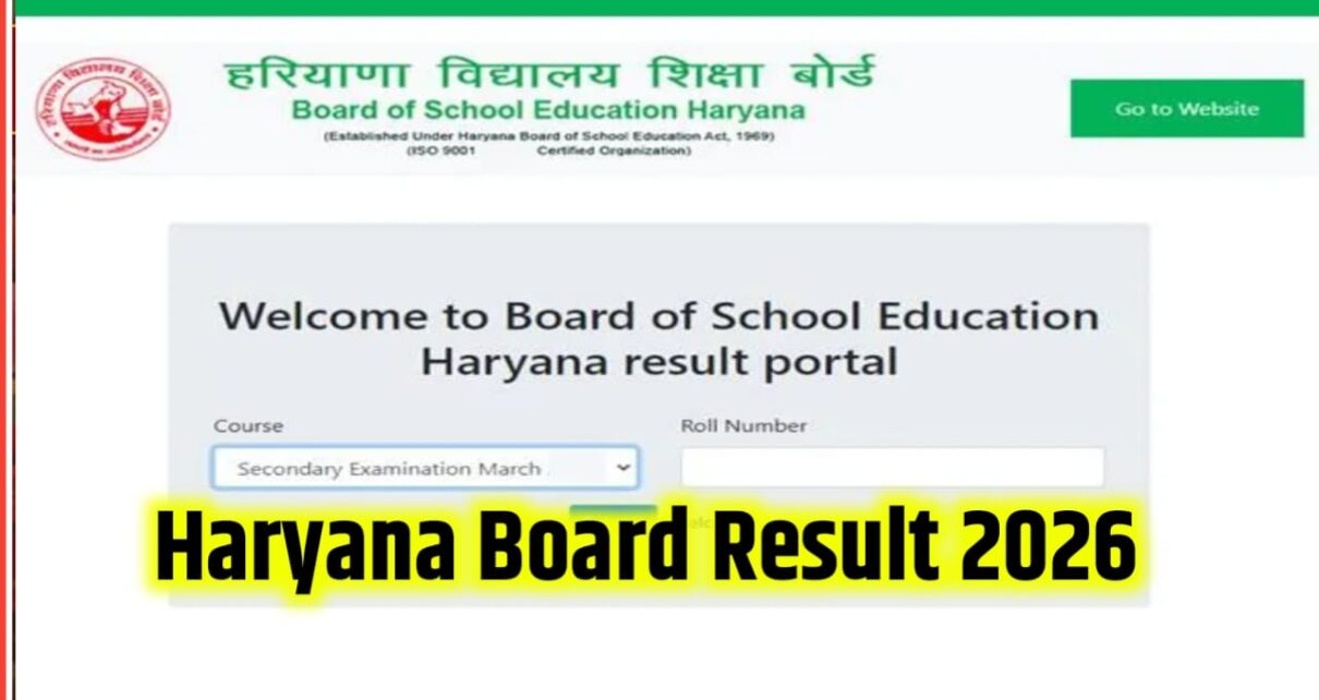 Haryana Board Result 2026