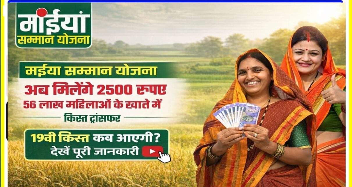 Maiya Saman Nidhi Yojana 19th Kist installment 2026 Kab Aaegi