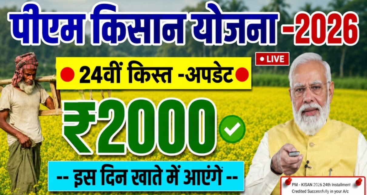 PM Kisan 24th Kist Ka Paisa Kab Aayega 2026