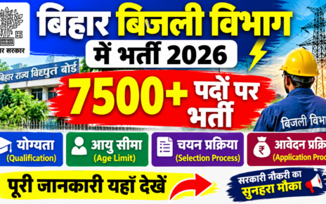 Bihar Electricity Department Vacancy 2026