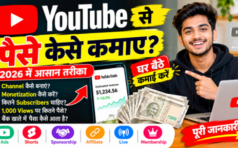 YouTube Se Paise Kaise Kamaye 2026