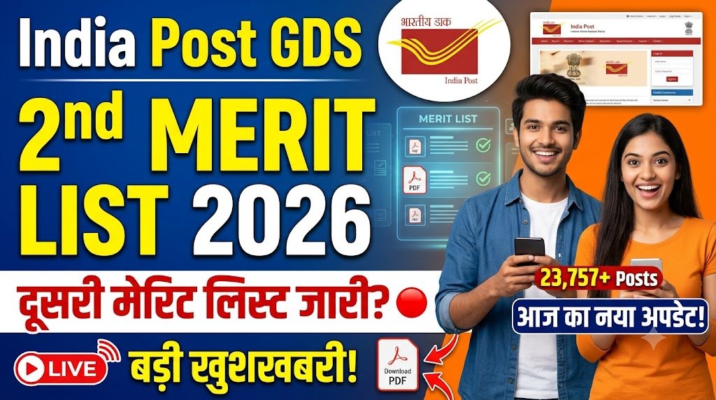 India Post GDS 2nd Merit List 2026